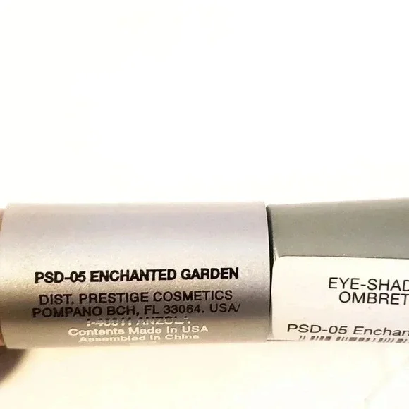 Prestige Let Loose Shimmering Shadow Duo Enchanted Garden Green Cream New MM1 - Picture 4 of 4